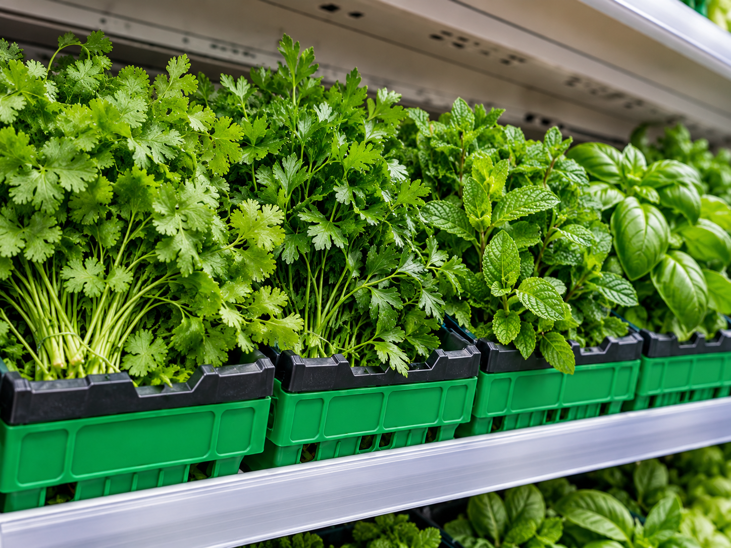 Coriander, parsley, mint and basil — illustrative category image