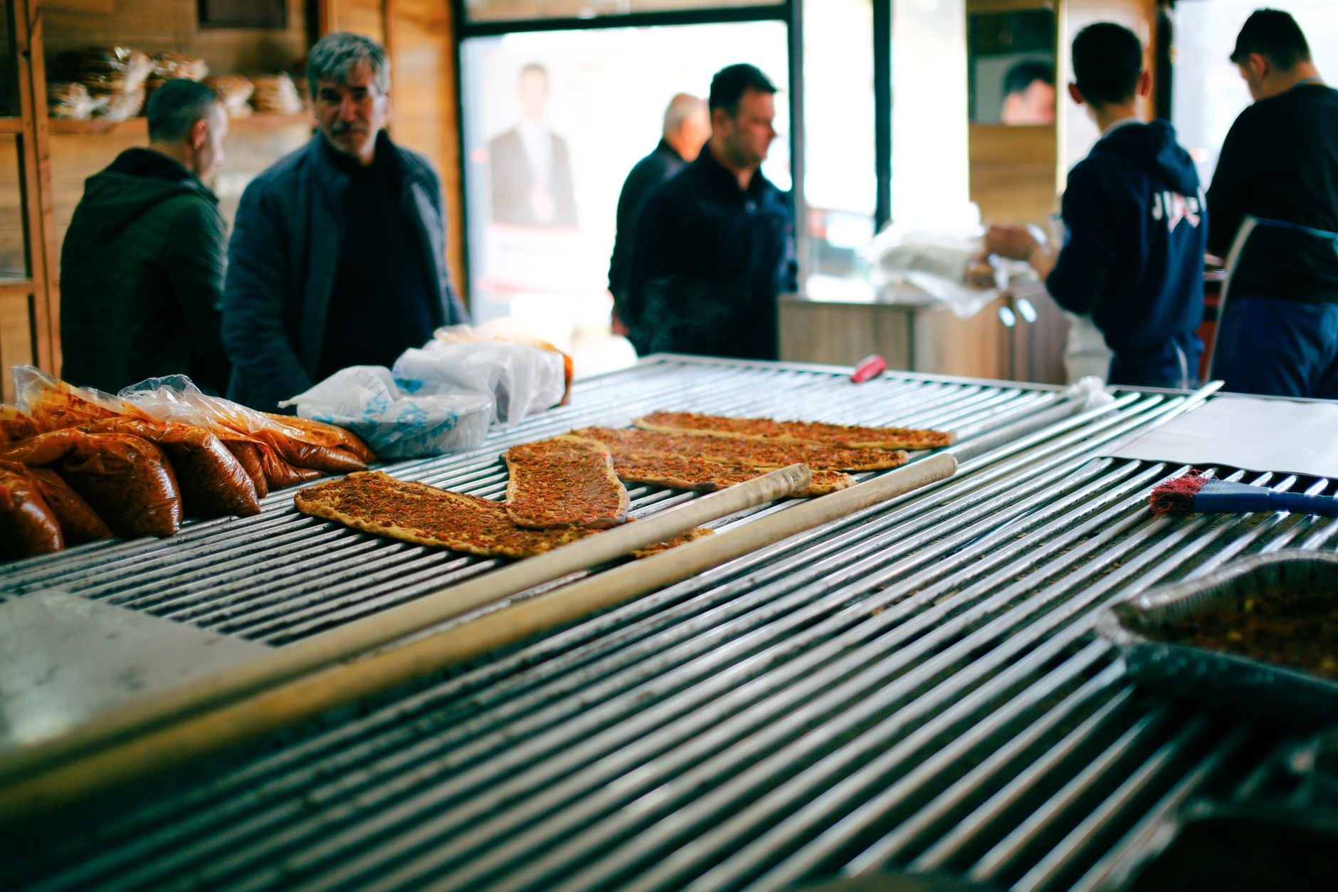 Portrait of Sarah, a satisfied customer at Lahmacun Evi