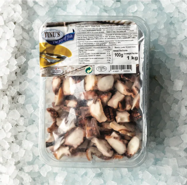 Frozen Cooked Octopus Sliced
