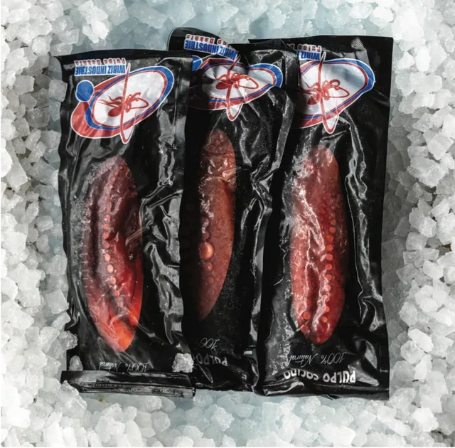 Frozen Cooked Octopus Tentacles