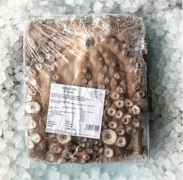 Frozen Raw Octopus