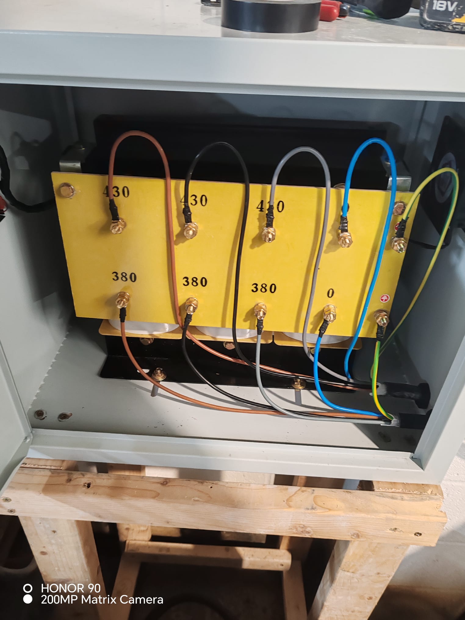 Modern smart home electrical panel with neatly arranged circuit breakers installed
