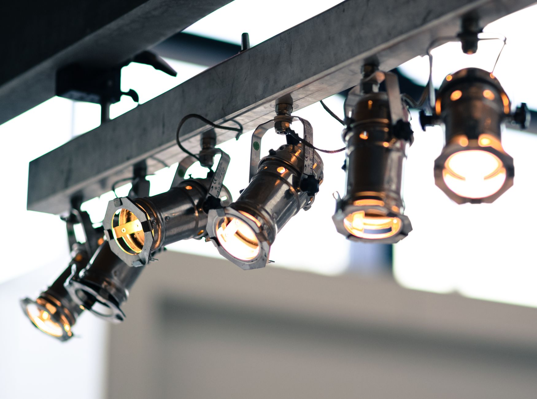 LED lighting system installation throughout a commercial office space in Essex